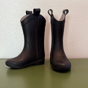 Kids' Black Cowboy Boots